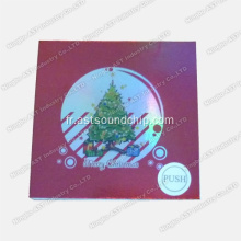 Cartes postales pour le jour de Noël, musique cartes postales